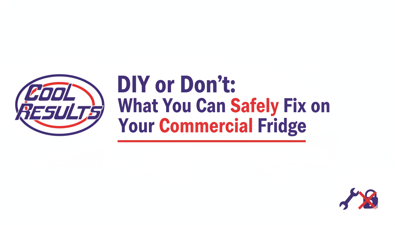 Safely Fix on Your Commercial Fridge