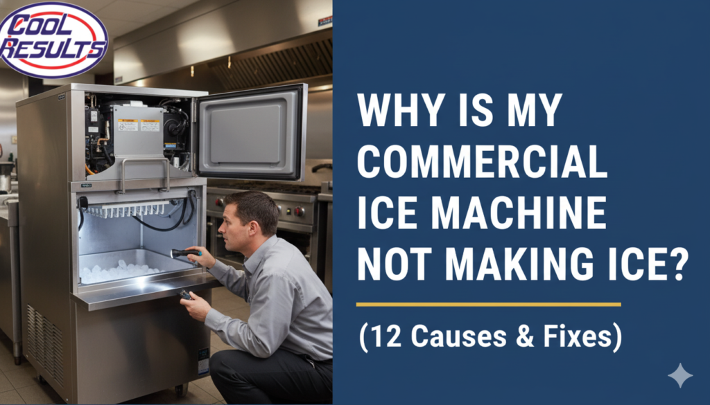 Why Is My Commercial Ice Machine Not Making Ice? (12 Causes & Fixes)