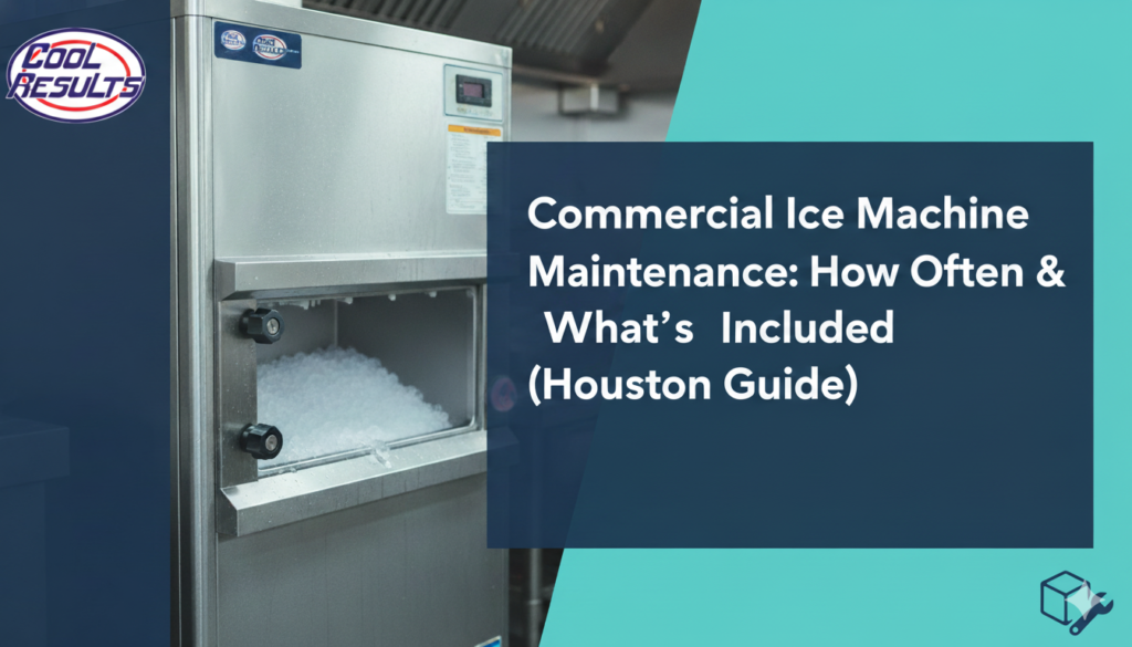 Commercial Ice Machine Maintenance: How Often & What’s Included