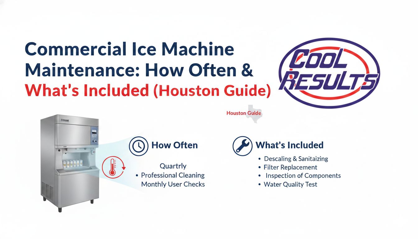 Commercial Ice Machine Maintenance in Houston Service & Cleaning Guide