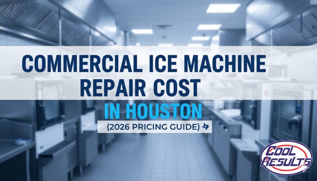 Commercial Ice Machine Repair Cost in Houston (2026 Pricing Guide)